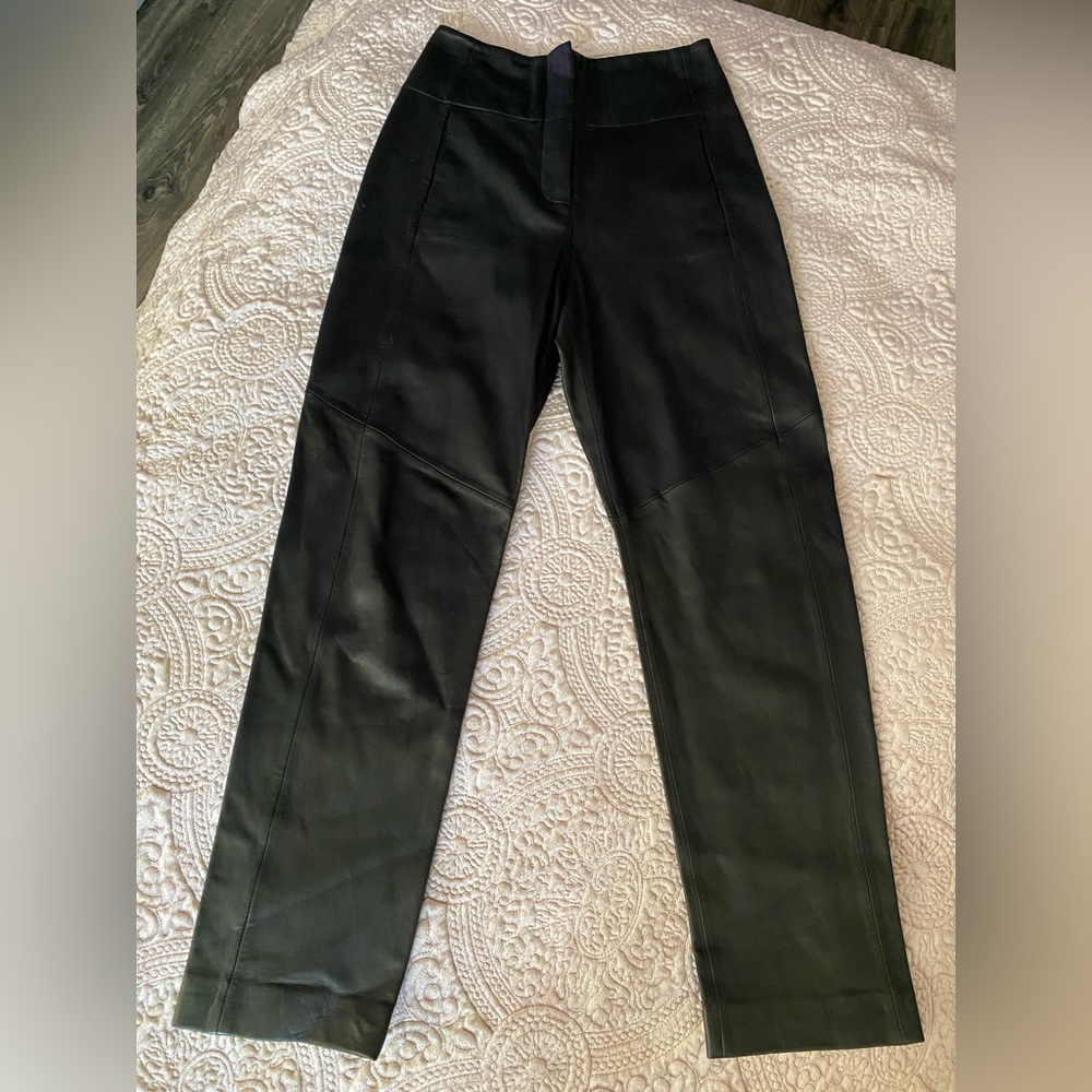 THE SEI lambskin trousers, NWOT, Sz. 2 - Picture 4 of 9